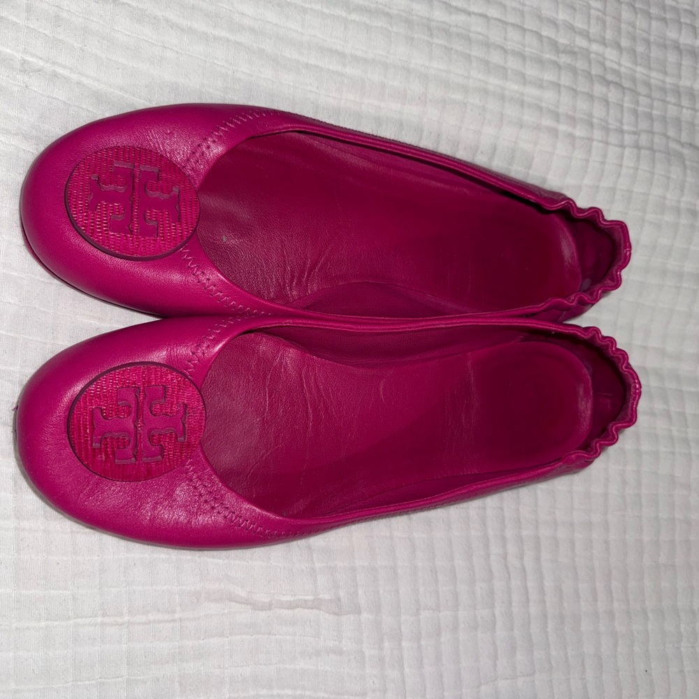 Hot Pink Tory Burch flats
